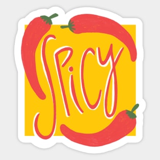 Hot & Spicy Sticker